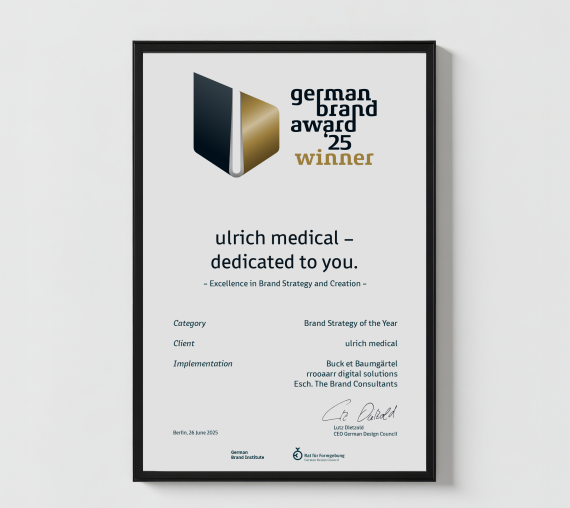 © 2025 ulrich medical. Alle Rechte vorbehalten. Die Verwendung, Vervielfältigung oder Weitergabe ohne ausdrückliche Genehmigung ist nicht gestattet.