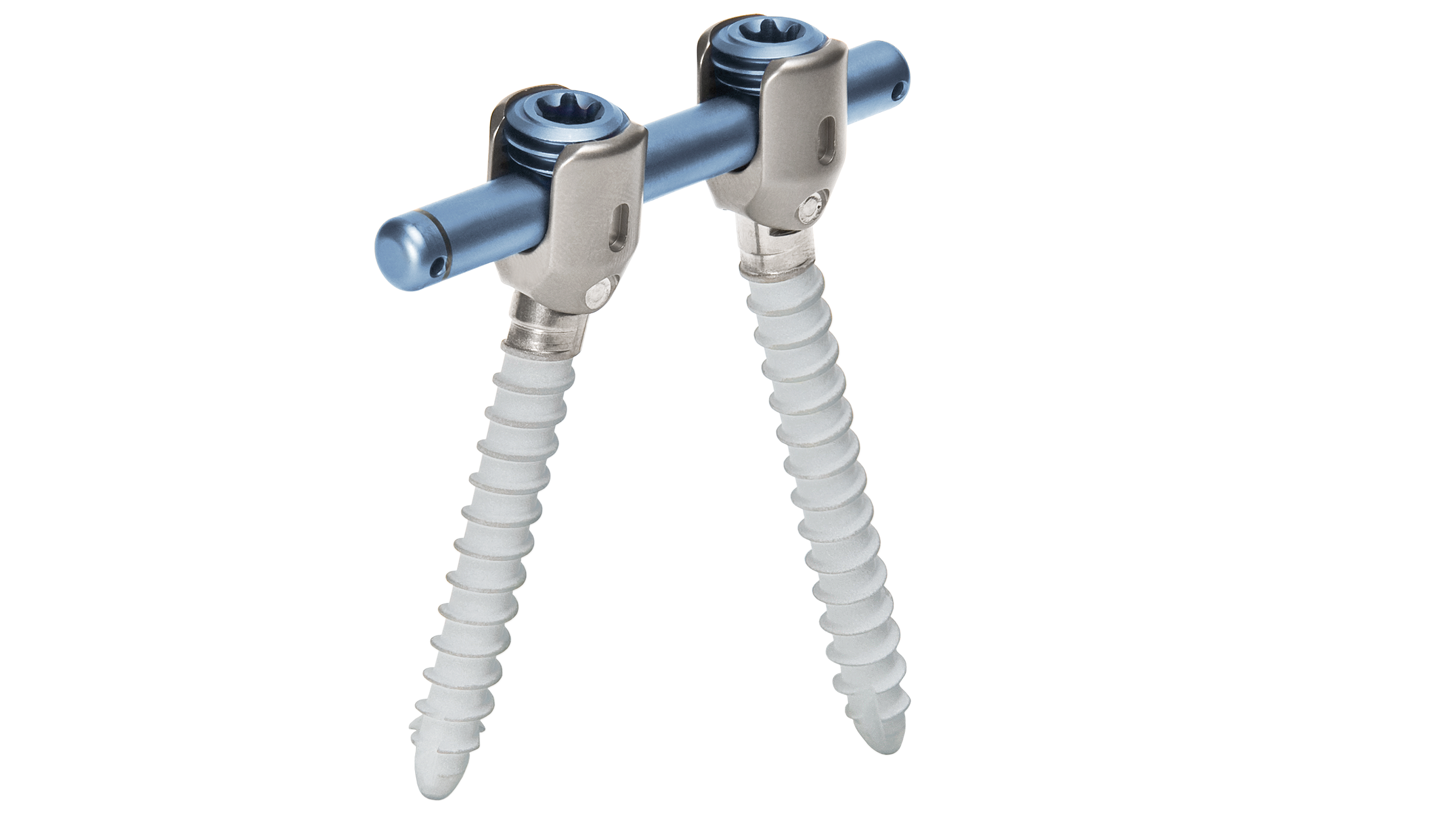 Imagen general del sistema de varilla-tornillo para la estabilización dinámica de la columna vertebral cosmicMIA de ulrich medical 