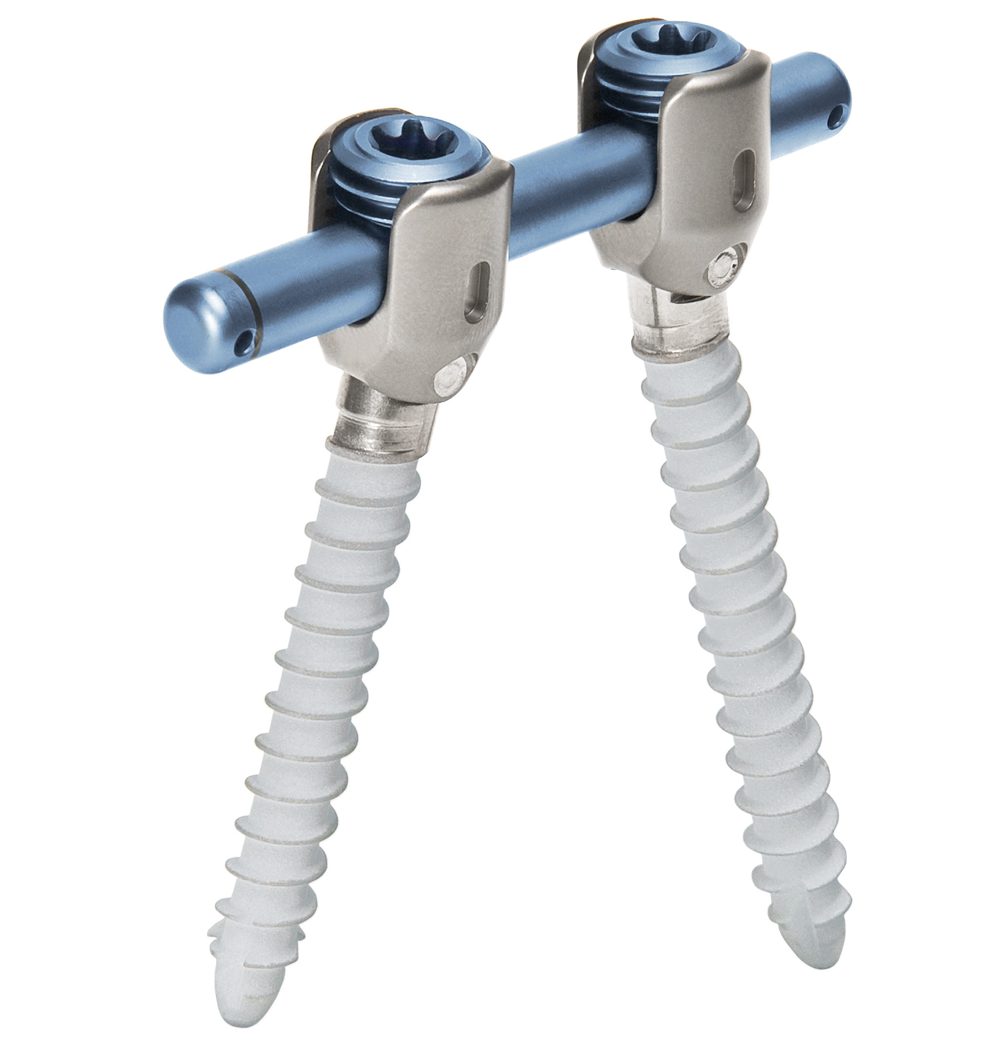 Imagen general del sistema de varilla-tornillo para la estabilización dinámica de la columna vertebral cosmicMIA de ulrich medical 
