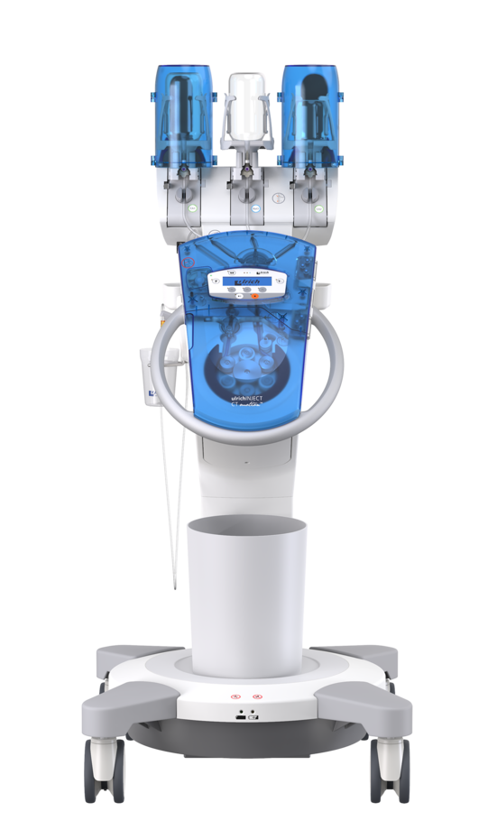 Disposables for ulrich medical contrast media injectors