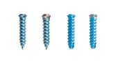 Ilustración de los tornillos autoperforantes y los tornillos de revisión autorroscantes del sistema de placa cervical Artus de ulrich medical. | © Ulrich Medical. Todos los derechos reservados. Queda prohibido el uso, la reproducción o la distribución sin autorización expresa.